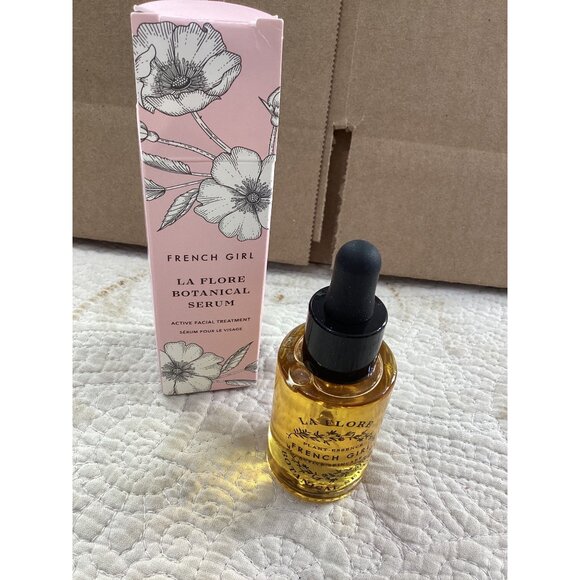 French Girl La Flore Botanical Serum*Facial Skincare*1 oz Glass Bottle*NWB - Picture 4 of 7